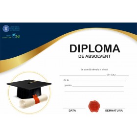 MEDALIE + DIPLOMA ABSOLVENT